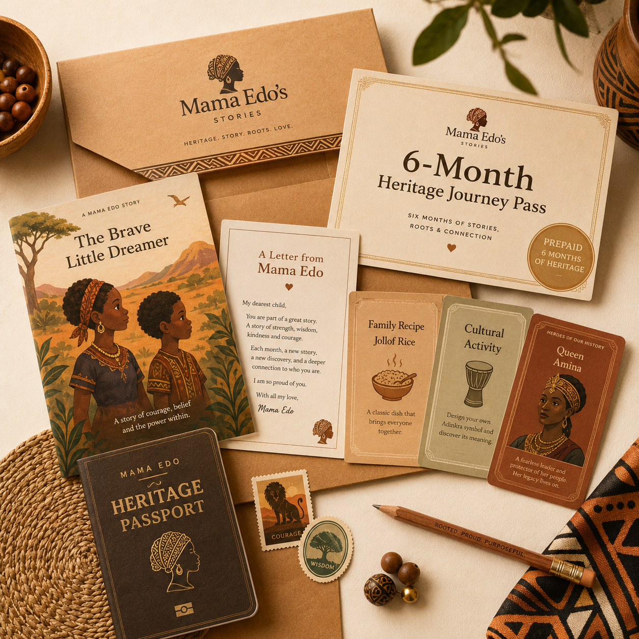 Mama Edo’s Stories — 6-Month Heritage Subscription