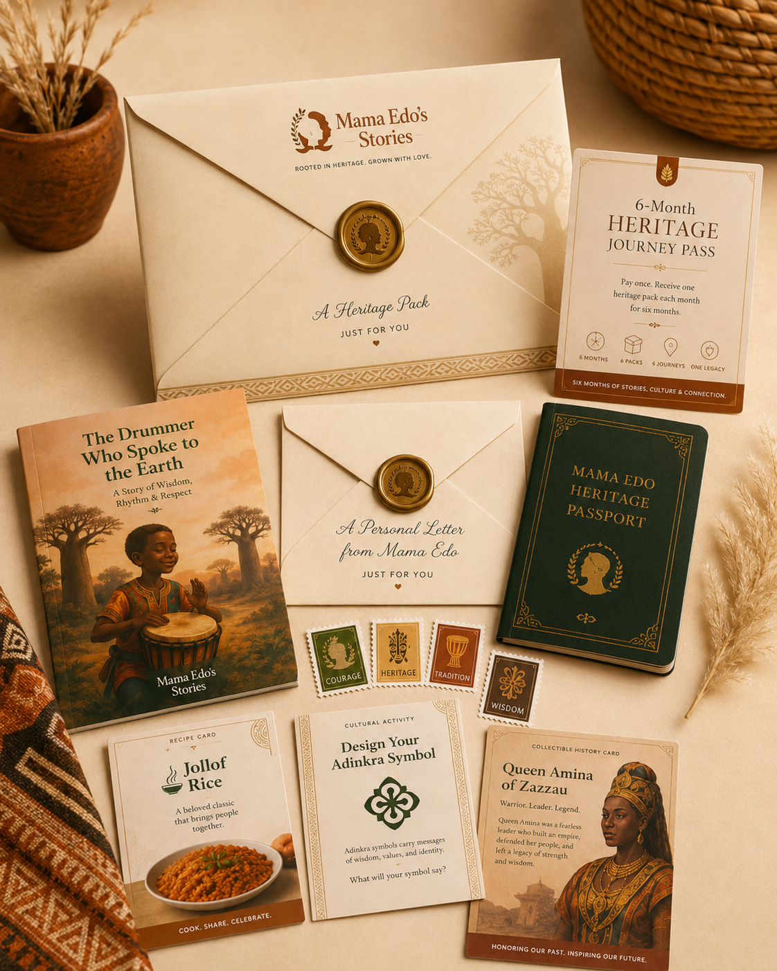 Mama Edo’s Stories — 6-Month Heritage Subscription